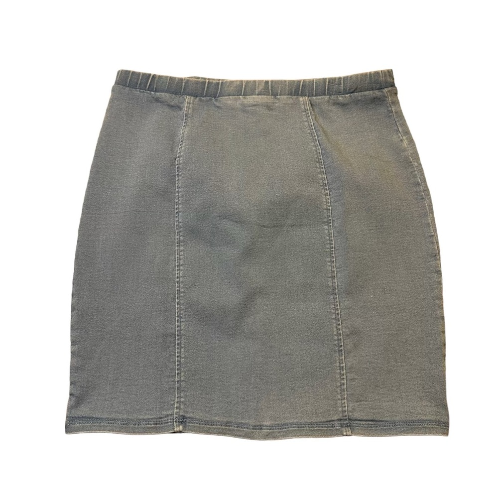 haute monde denim pencil skirt size large